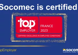 Socomec is certified Top Employer 2023